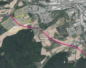 Karte Südwestumgehung